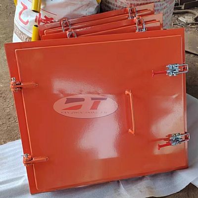 廠家定制導(dǎo)料槽檢修口觀察門|落煤管抗震動(dòng)檢修觀察門