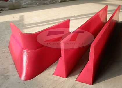 生產(chǎn)廠家犁煤器刮刀|聚氨酯卸料器刮板|直板式單側出料犁式卸料器