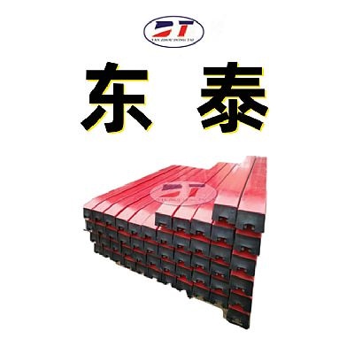 煤礦用皮帶輸送機(jī)配件緩沖條 鋁合金卡槽高彈橡膠緩沖條